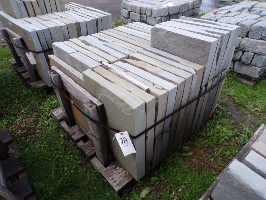 Natural Cleft Pattern, 2 1/2'' x Asst Sizes, 76 SF - Sold by SF  (76 x Bid