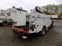 2014 Ford F550, Reg Cab, 4wd Bucket Truck,6.7 Liter, Powerstroke Dsl, Auto,