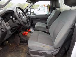 2014 Ford F550, Reg Cab, 4wd Bucket Truck,6.7 Liter, Powerstroke Dsl, Auto,