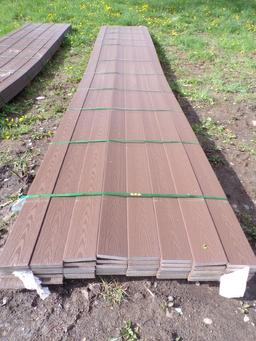 (48) Pc. 6'' x 20' Brown/Bronze Composite Decking, 960 Linear Ft., Sold by