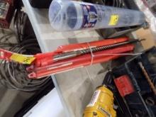(5) Assorted Rotary Hammer Bits, Most In Red Tubes, Used But Good Shape
