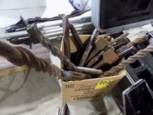 Box Full Of used Rotary Hammer Bits For Smaller Rotary Hammer, Approx. 14 B