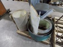 Partial Roll Of Trim Coil And Partial Roll Of Insulator w/Misc Items Inside