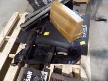 Pair of Hard Fender and Mud Flap Parts for a Heavy Truck