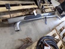 Pair of Mismatched Tubular Side Steps for Crew Cab Trucks and a Pair of Plo
