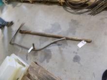 Antique Scythe and New Badger Rail Car Mover