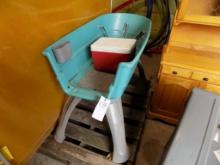 Outdoor Dog Wash Stand and a Small Cooler