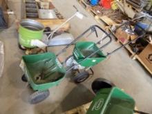 (2) Walk Behind Scotts Seeder/Spreaders, Plastic