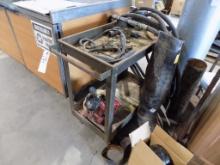 2 Tier Warehouse Cart with Contents - Honda 4 Stroke Motor, Hydraulic Line,