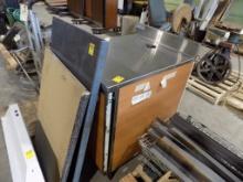 24'' x 29 1/2'' Stainless Topped Base Cabinet with (2) Misc. Pieces of Coun