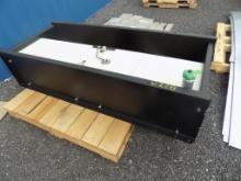Large Poly Diesel Fuel Tank in Steel Frame