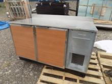 5' Stainless Top 2 Door Refrigerated Prep Station