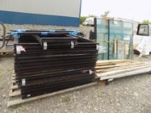 (2) Pallets - (1) Has Large Group of Aluminum Window Frames, Other Has Plat