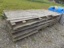 (5) 10' x 4' 10'' Hand Built Dock Sections, NO FLOTATION
