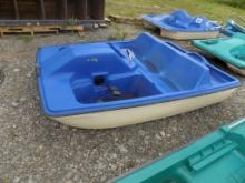 Blue Contour 2 Seat Paddle Boat