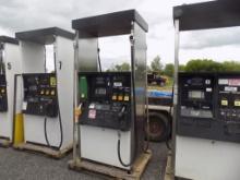 4 Place Gas Station Fuel Pump with Diesel Pump, # 3 and 4, In Use Until 2 Y