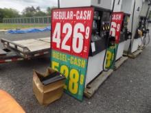 Group of Fuel Price Signs