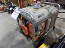 Kubota 5000 Watt Generator, Kubota CDI Gas Engine, Auto Idle, 30 Amp and 20
