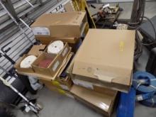 Large Group of Paper and Attachments for Floor Sanders, Assort. Types from