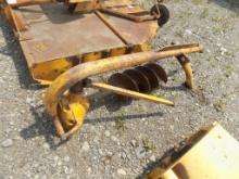 Yellow 3 PT Auger with 12'' Bit, NO PTO SHAFT