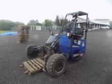 2011 Moffit 3 Wheeled Forklift, Scissor Reach Mast, Diesel, Shows 1019 Hrs.