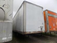1994 53' Wabash SA-102CW Storage Trailer with Barn Doors, 68,000 GVW, Vin #