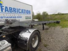 Galvanized Single Axle Roll Off Trailer with Wiknch and Built In Tie Downs