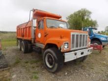 1994 International Tandem Axle Dump Truck, Orange, Manual Trans., Cummins D