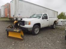 2011 GMC 2500 HD Reg. Cab Long Box, White, 39,115 Miles, White, 6.0L V8 wit