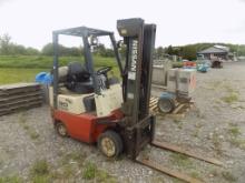 Nissan Optimum 30 Indoor Propane Forklift with Triple Mast, 42'' Forks, 11,