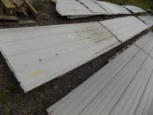 (2) Pallets of Tan Metal Roofing, Some New, Some Used, Assorted Lengths