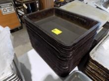 Approx. (40) 11'' x 15'' x 2 1/2'' Deep Baking Pans, Well used