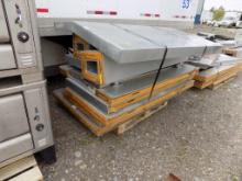 Pallet Of Walk-In Cooler Panels, Assorted Panels w/ A Door And (4) Corners