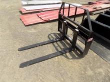 New Kivel Pallet Forks for Skid Steer Loader