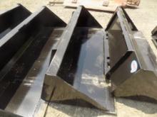 New Swict 72'' Bucket for Skid Steer Loader