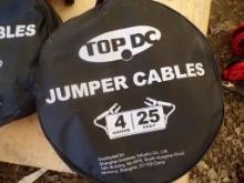 New Top DC 4Ft - 25Ft Jumper Cables in Black Bag