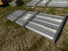 (100) Pcs. of 10' Long Galvanized Steel Panel, Silver