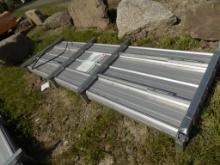 (100) Pcs. of 10' Long Galvanized Steel Panel, Silver
