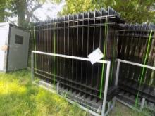 (20) New FenS Galvanized Steel Fence Panels, 10' x 7' with Posts and Connec