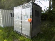 New KJ Portable Restroom, Fully Equipped with Shower, Toilet, Sink, Vent Fa