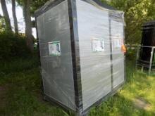 10' Office/Storage Container with Walk Thru Door and Widow on 1 Side, Swing