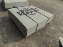 48'' x 44'' x 12'' Thick ''Welcome'' Bluestone Sign Stone
