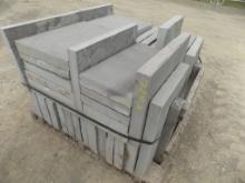 Pallet with 115 Sq.Ft of 2 1/2'' by Assorted Dimension Bluestone Natural Cl
