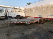 2025 Delta Tandem Axle Tilt Deck Trailer, Silver, 16' Tilt Deck with 4' Sta
