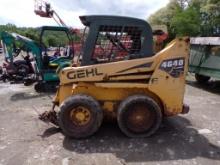 Gehl E-Series 4640 Turbo Skid Steer, Hand & Foot Controls, Remote Hyd. NO B