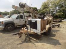Mitts and Merrill Tow Behind Chipper/Shredder, Diesel Powered, 1185 Hrs.