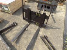New 30'' Pallet Forks for Mini Skid Steer