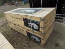 New ''KJ'' 45' x 25' Steel Double Garage/Barn in (2) Boxes, Model 4525
