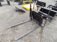 New 42'' Kivel Pallet Forks for Mini Skid Steer