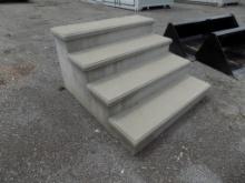Set of New 4 Tier Precast Steps